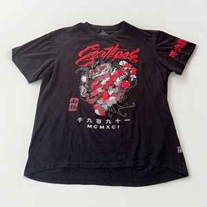 3/$25 SALE! Southpole Men's T-Shirt Size XL Black Red Graphic Short Sleeve